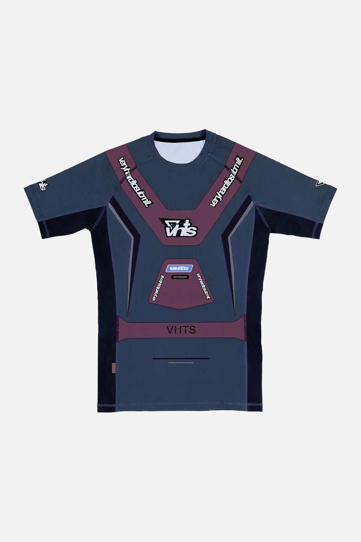 "Racer" Short Sleeves Rash Guard Muted