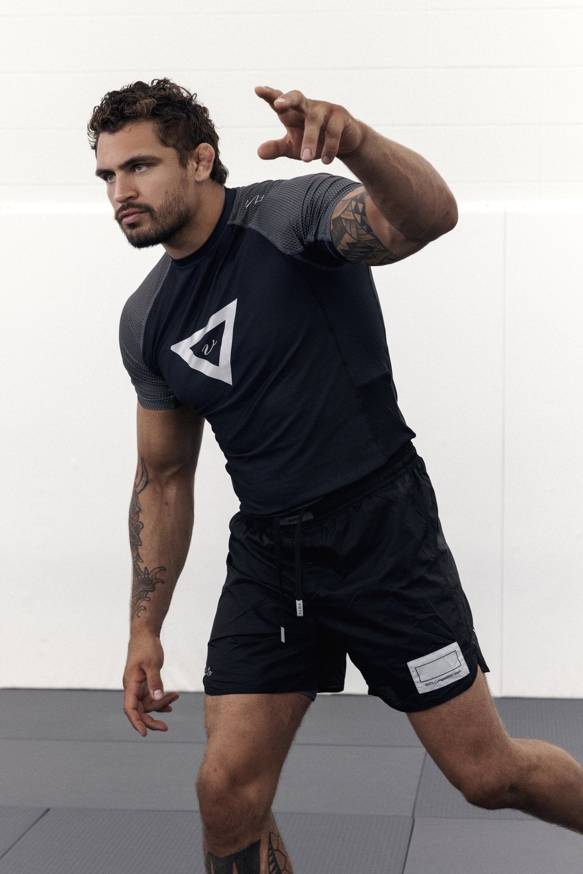 FW 23 "Waffle" Season 02 Short sleeves rash guard "Reflexion"