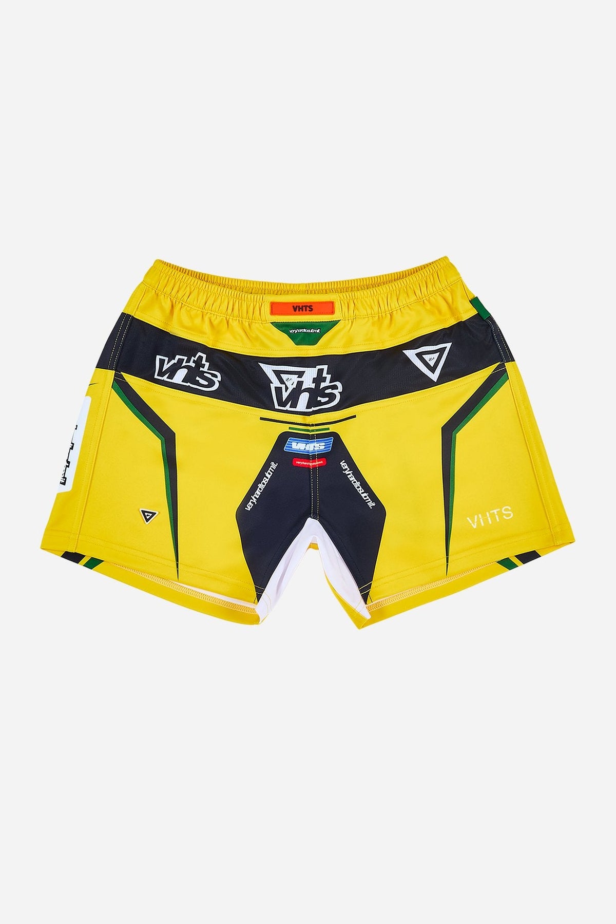"Racer" Combat shorts Yellow