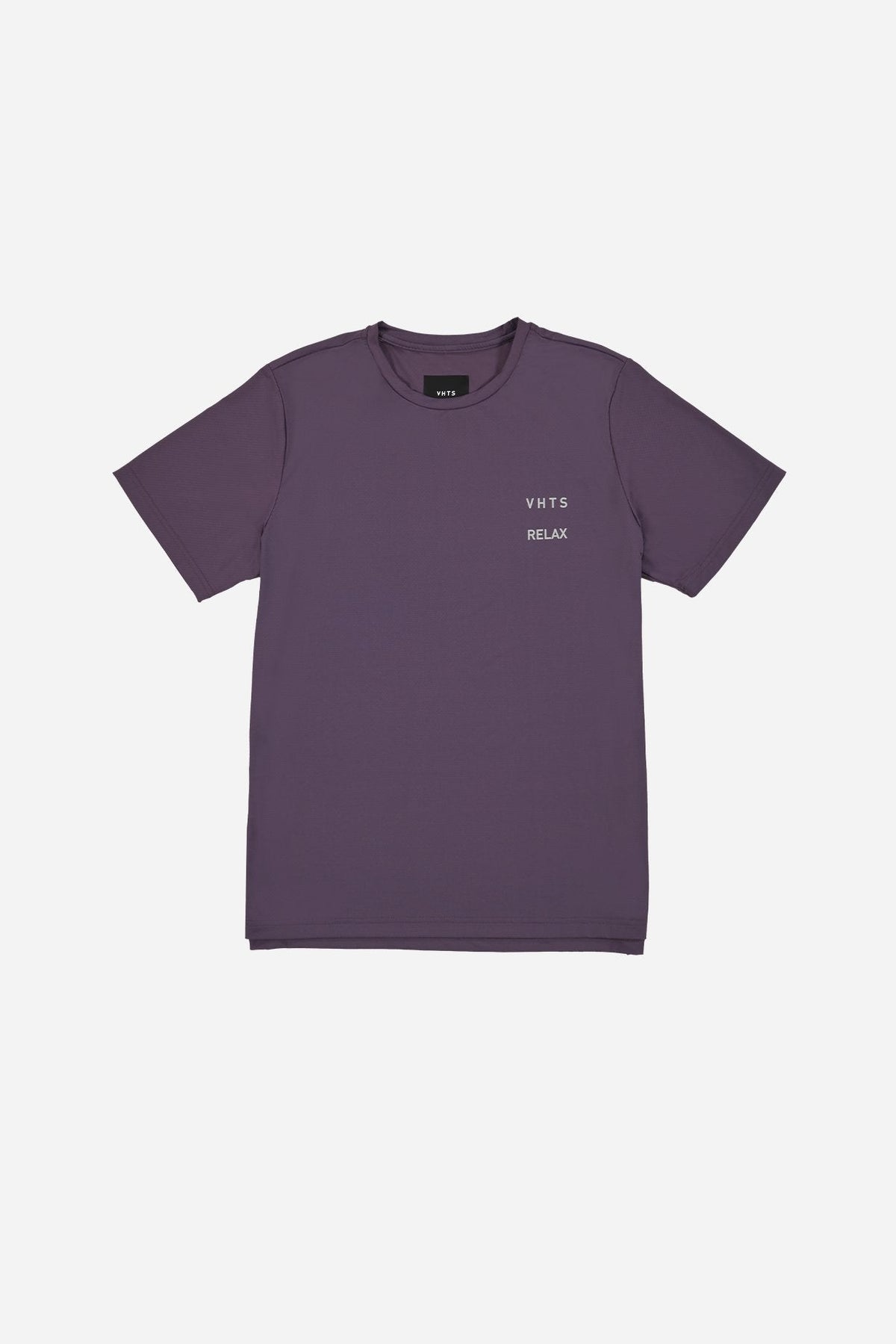 Collection "VHTS RELAX" - Relaxed fit short sleeve rash guard/ Sports T shirts PURPLE