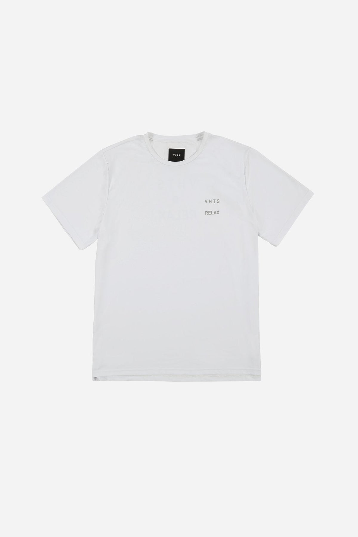 Collection "VHTS RELAX" - Relaxed fit short sleeve rash guard/ Sports T shirts WHITE