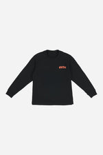 VHTS Fight Club Long Sleeve T-Shirt — Black / Orange - view 2