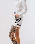 Violent Hymn Series BJJ Fitted Shorts COSMIC LATTE - view 5