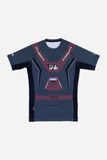"Racer" Short Sleeves Rash Guard Muted