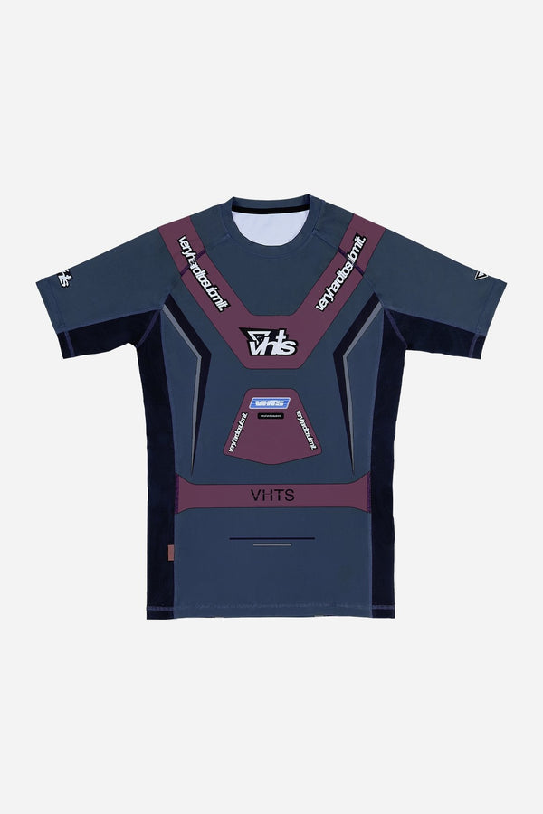 "Racer" Short Sleeves Rash Guard Muted