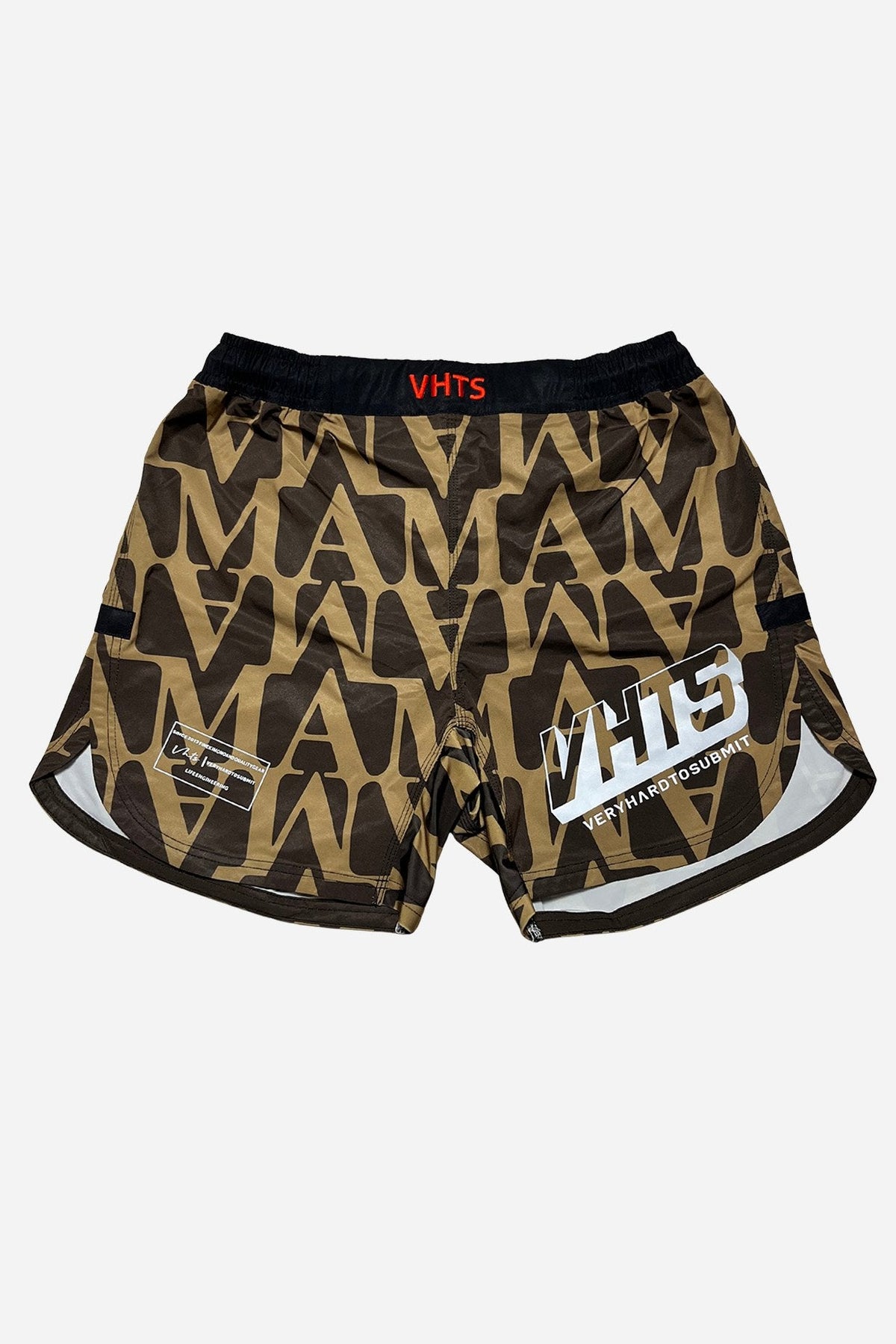 VHTS × MATIN AVENIR Limited Collaboration Monogram Combat Shorts Brown (PRE ORDER WAITING TIME 30 DAYS)