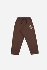 VHTS JJC Heavy Cotton Sweatpants — Brown / Cream White
