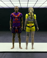 "Racer" Short Sleeves Rash Guard Yellow - view 6