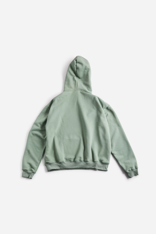 VHTS LOGO COTTON FLEECE HOODIE GREEN - view 2