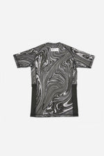 Spring/ Summer 2022 special edition Short sleeves rash guard “Marble” Charcoal - view 2