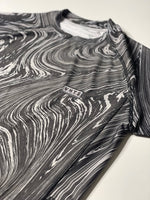 Spring/ Summer 2022 special edition Short sleeves rash guard “Marble” Charcoal - view 4
