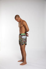 S/S 2022 Trippy Tiger combat shorts Green - view 4