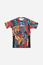 Trippy Tiger series 2023 rash guard Black
