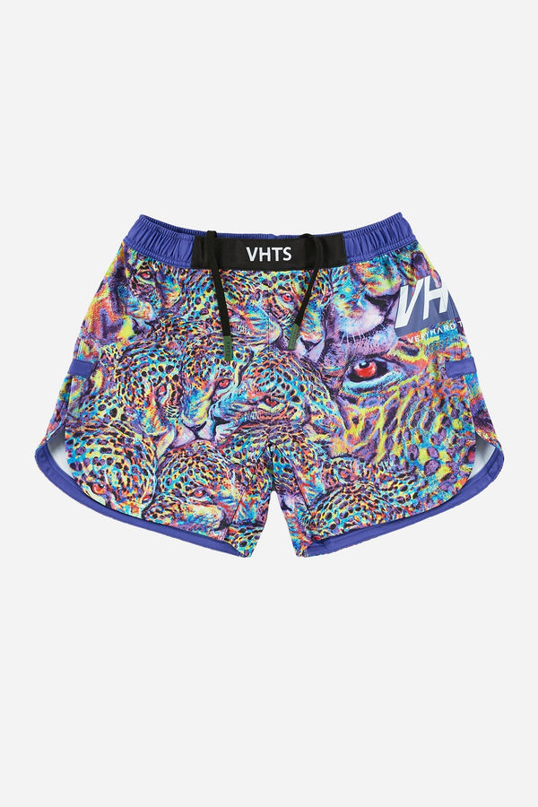 Trippy Tiger series 2023 BJJ Fitted Shorts Purple