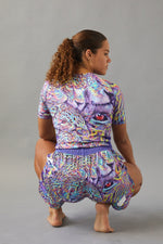 Trippy Tiger series 2023 rash guard Purple - view 4