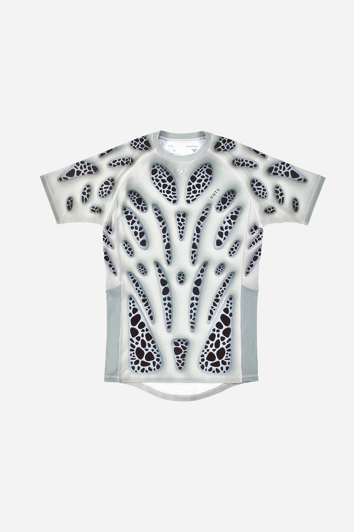 FW 23 Lab edition "Biomorphism" Short sleeves rash guard White