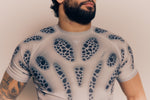 FW 23 Lab edition "Biomorphism" Short sleeves rash guard White - view 5