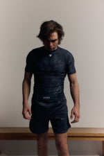 FW 23 Lab edition "Biomorphism" Short sleeves rash guard Black - view 5