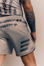 FW 23 Lab edition "Biomorphism" Combat shorts Cream White - view 5