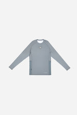 SPRING/ SUMMER 2024 SPECIAL EDITION "BLACK LABEL"  RASH GUARD 雖死不敗 GREY - view 4
