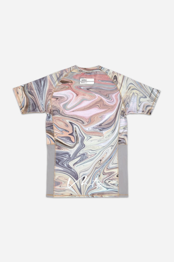 Marble series 24 Rash Guard “Latte” - view 2