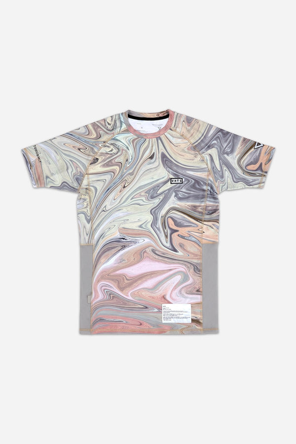 Marble series 24 Rash Guard “Latte”