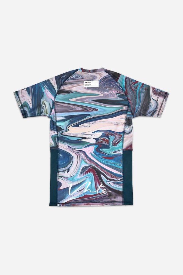 Marble series 24 Rash Guard “Forest” - view 2