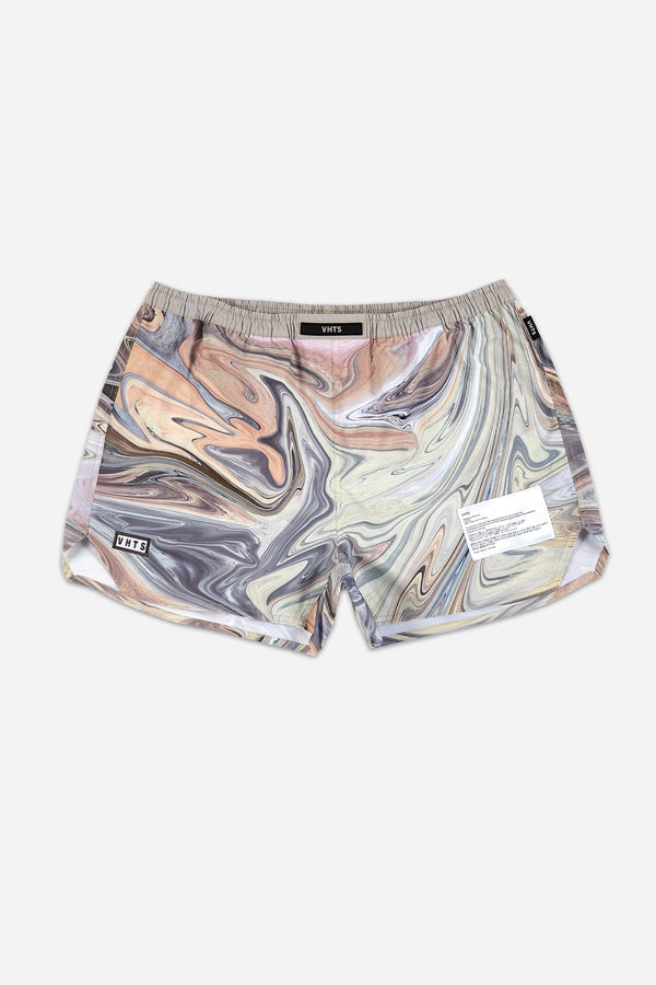 Marble series 24 combat shorts “Latte”