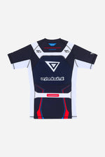 "Racer" Short Sleeves Rash Guard Black - view 2