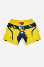 "Racer" Combat shorts Yellow