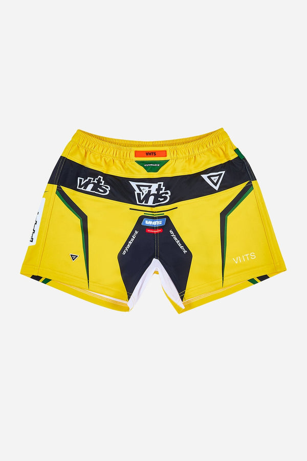 "Racer" Combat shorts Yellow