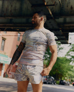 Marble series 24 combat shorts “Latte” - view 3