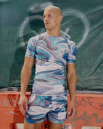 Marble series 24 combat shorts “Forest” - view 3