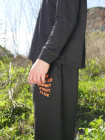 VHTS FC Heavy Cotton Sweatpants — Black / Orange - view 6