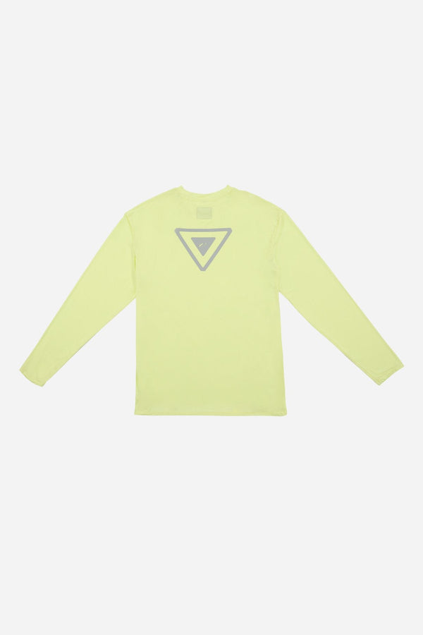 Collection "VHTS RELAX" - Relaxed fit long sleeve rash guard/ Sports T shirts YELLOW - view 2