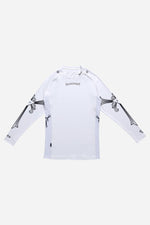 F/W 25 Special edition - Ghost Core Rash Guard WHITE Long sleeve