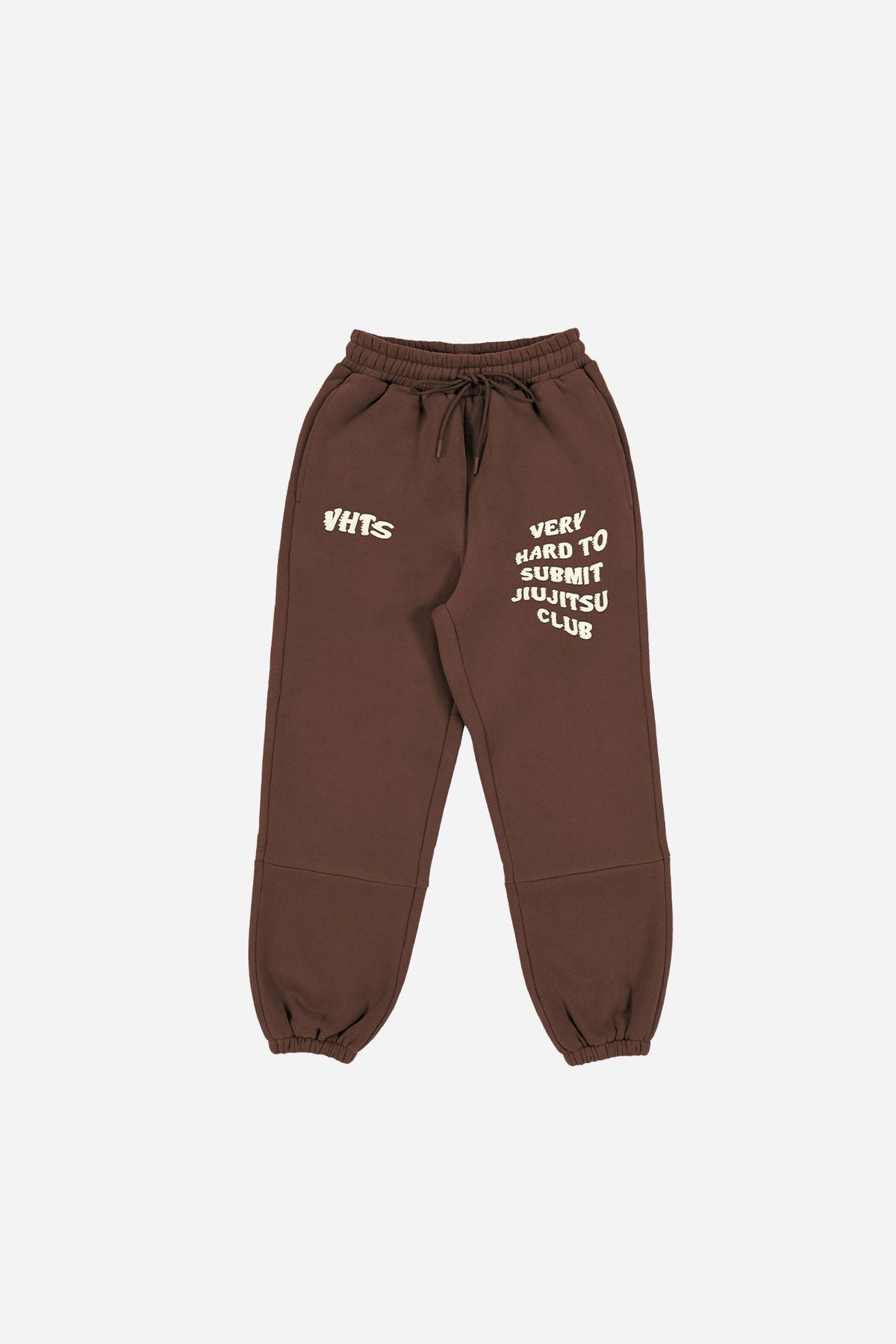 VHTS JJC Heavy Cotton sweat pants Brown / Cream White tapered