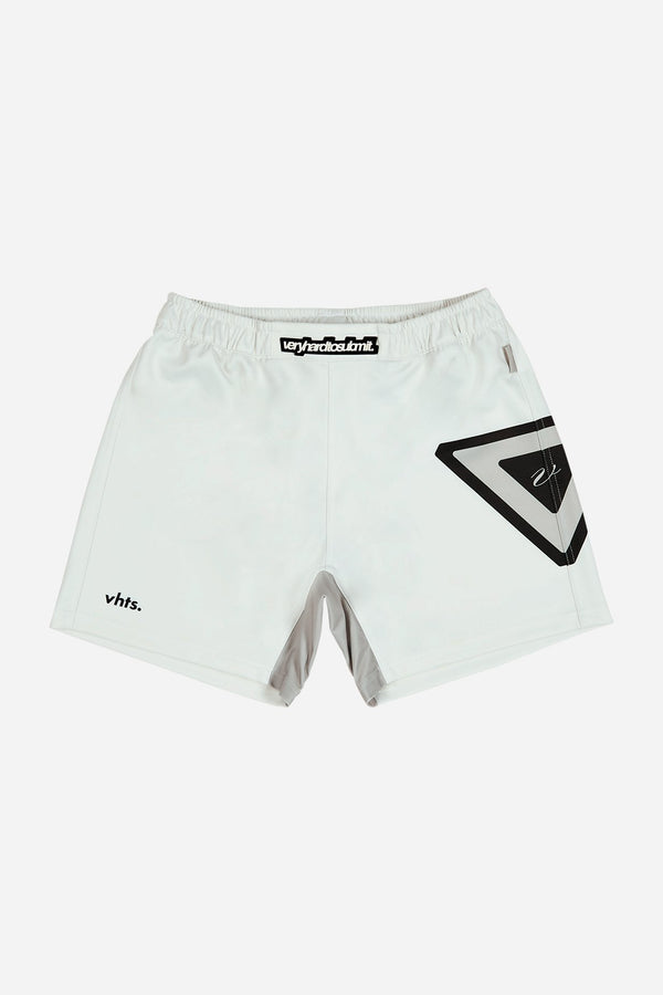 Violent Hymn Series BJJ Fitted Shorts COSMIC LATTE