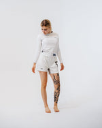 Violent Hymn Series BJJ Fitted Shorts COSMIC LATTE - view 3