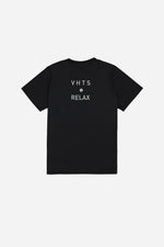 Collection "VHTS RELAX" - Relaxed fit short sleeve rash guard/ Sports T shirts BLACK - view 2