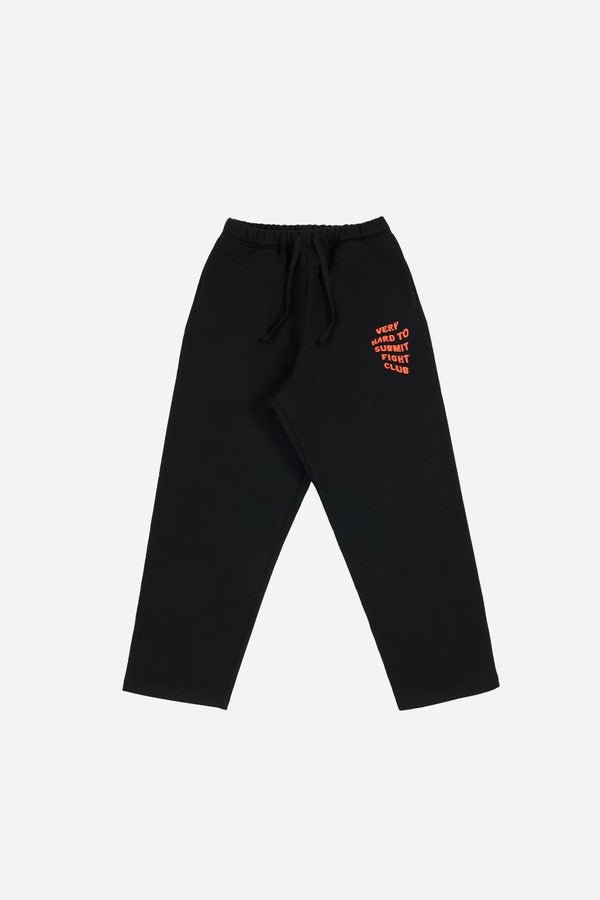 VHTS FC Heavy Cotton Sweatpants — Black / Orange