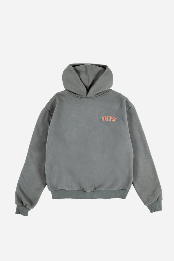 "VHTS JJC" OVERSIZED HOODIE - GRAY / TAN - view 2
