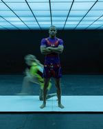 "Racer" Short Sleeves Rash Guard Purple - view 4