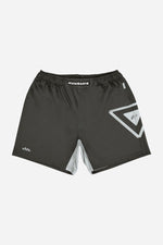 Violent Hymn Series BJJ Fitted Shorts Charcoal Gray
