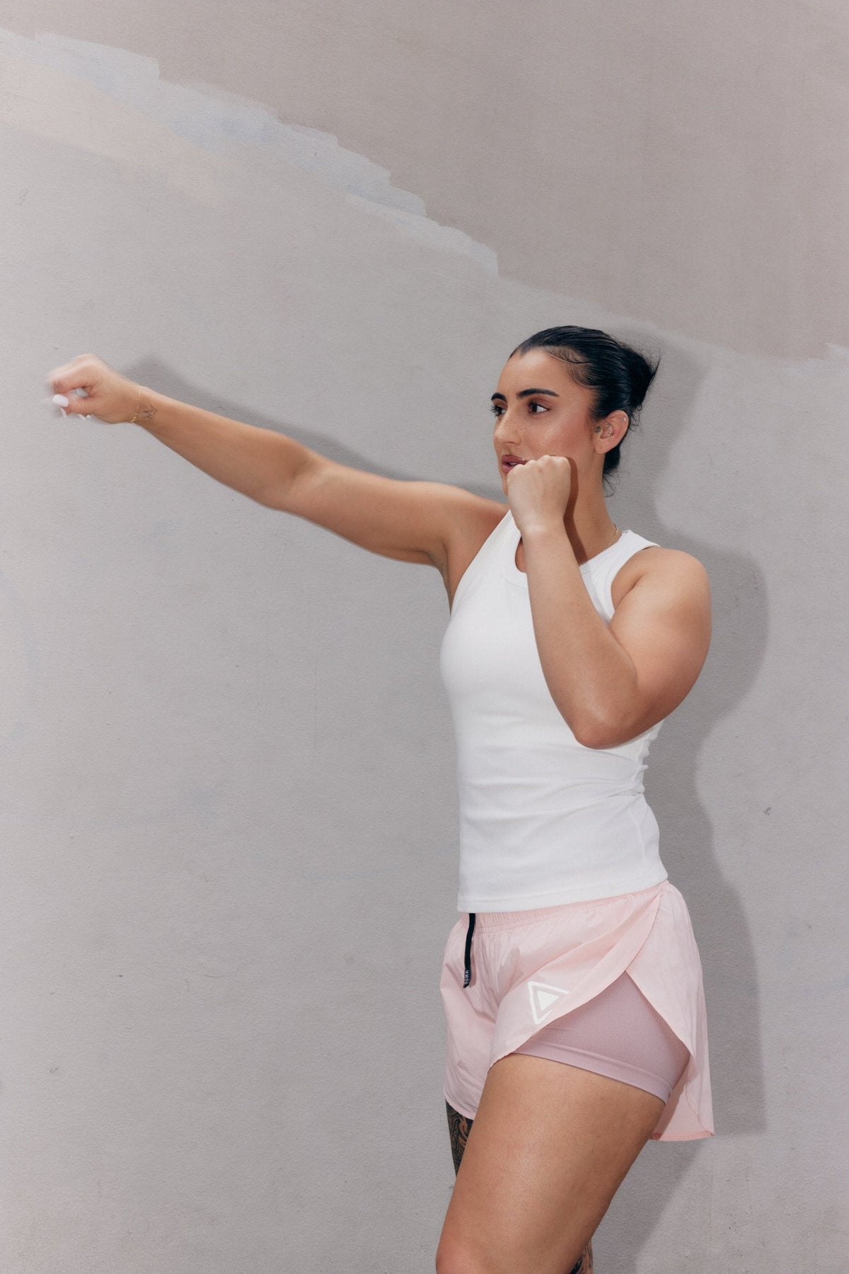 Collection "VHTS RELAX" Multi Purpose Combat Shorts FEMALE CUT PINK
