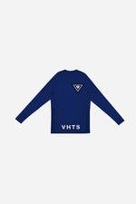 SPRING/ SUMMER 2025 SPECIAL EDITION "BLACK LABEL"  RASH GUARD 雖死不敗 DARK BLUE - view 4