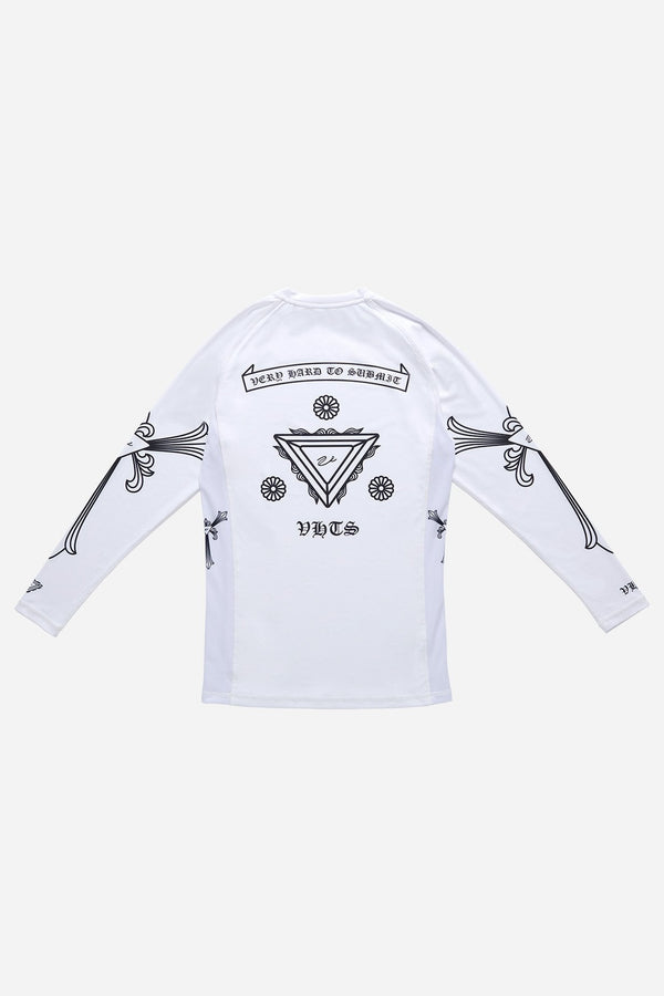 F/W 25 Special edition - Ghost Core Rash Guard WHITE Long sleeve - view 2