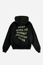 "VHTS JJC" OVERSIZED HOODIE - Black / Mint Green