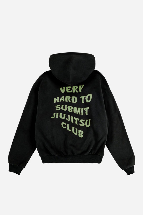 "VHTS JJC" OVERSIZED HOODIE - Black / Mint Green