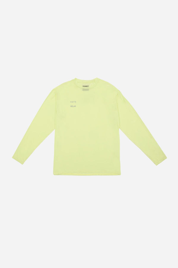 Collection "VHTS RELAX" - Relaxed fit long sleeve rash guard/ Sports T shirts YELLOW
